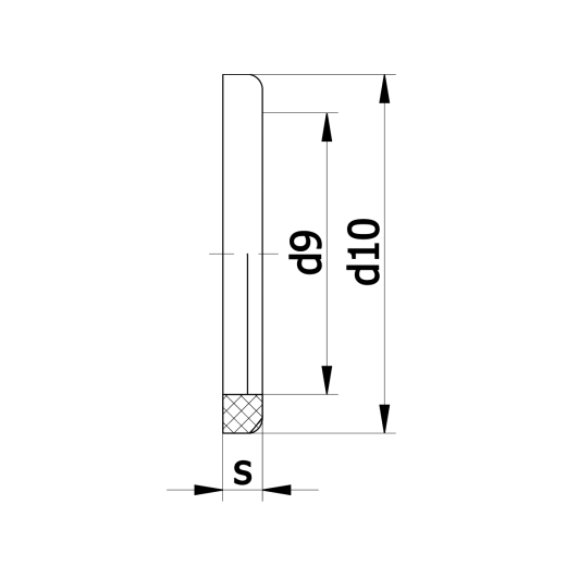 Уплотнение DN100 DIN 11851 NBR стандарт