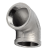 Отвод нержавеющий DN65 (2 1/2") F-F ISO 4144 AISI 316 / 1.4401 90гр.