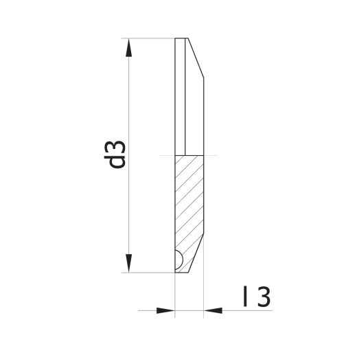 Заглушка соединения КЛАМП нержавеющая DN1"-40 DIN 32676 AISI 304 (L) / 1.4301 (7) / 08X18H10