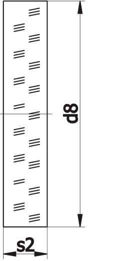 Стекло диоптра гаечного DN40/1 1/2" DIN 11851