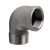 Отвод нержавеющий DN65 (2 1/2") F-M ISO 4144 AISI 316 / 1.4401 90гр.