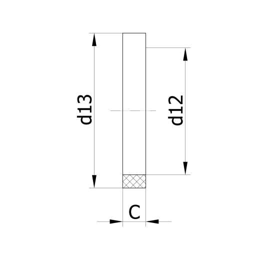 Уплотнение DN25 SMS EPDM стандарт