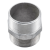 Ниппель нержавеющий с шестигранной гайкой DN50 (2") M-M ISO 4144 AISI 316 / 1.4401